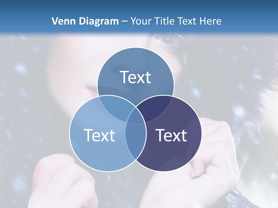 Mysterious Snowstorm Pretty PowerPoint Template