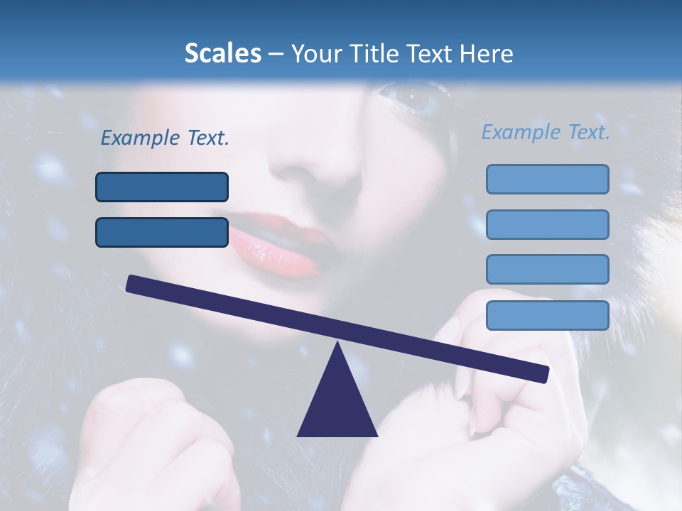 Mysterious Snowstorm Pretty PowerPoint Template