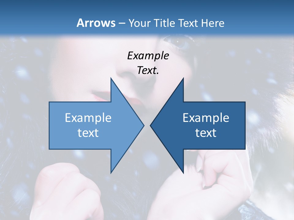 Mysterious Snowstorm Pretty PowerPoint Template