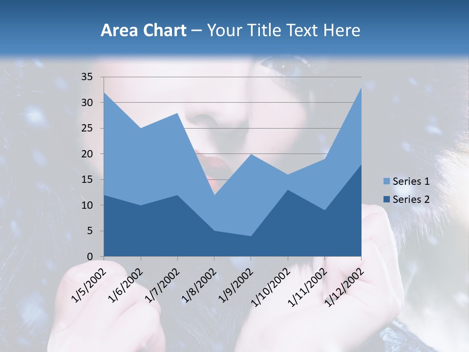 Mysterious Snowstorm Pretty PowerPoint Template