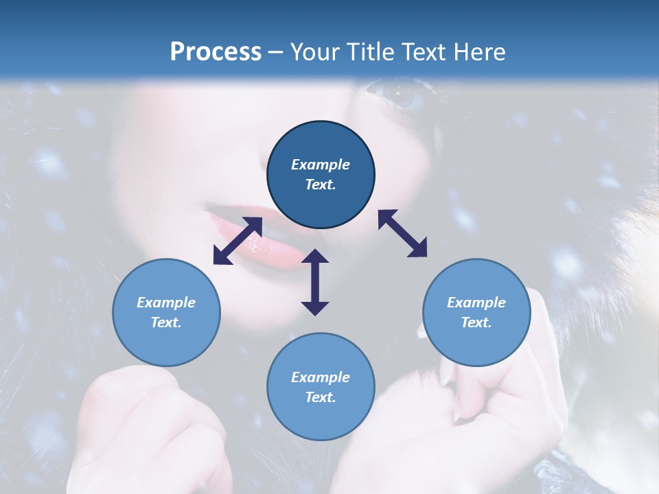 Mysterious Snowstorm Pretty PowerPoint Template