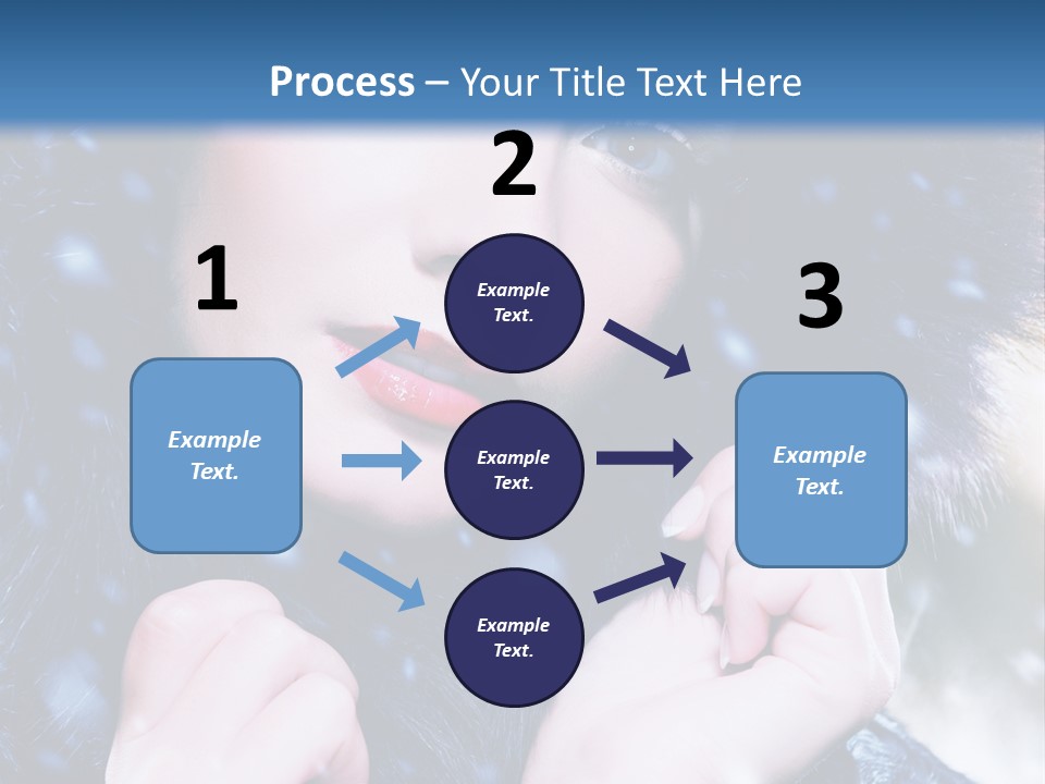 Mysterious Snowstorm Pretty PowerPoint Template