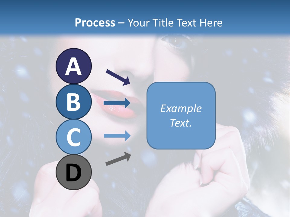 Mysterious Snowstorm Pretty PowerPoint Template