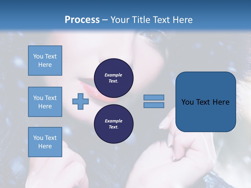 Mysterious Snowstorm Pretty PowerPoint Template