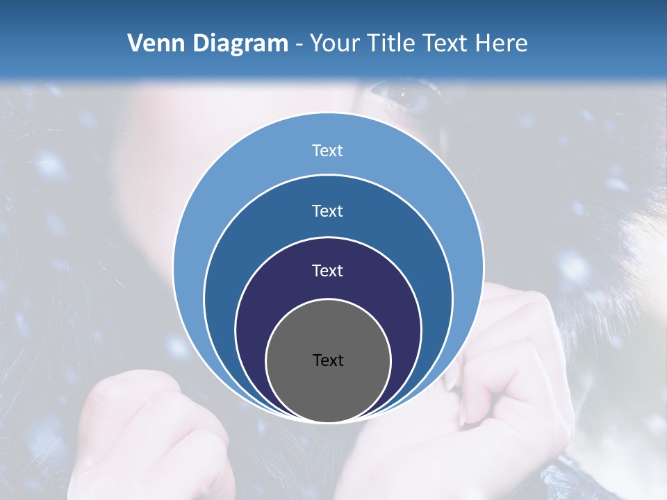 Mysterious Snowstorm Pretty PowerPoint Template
