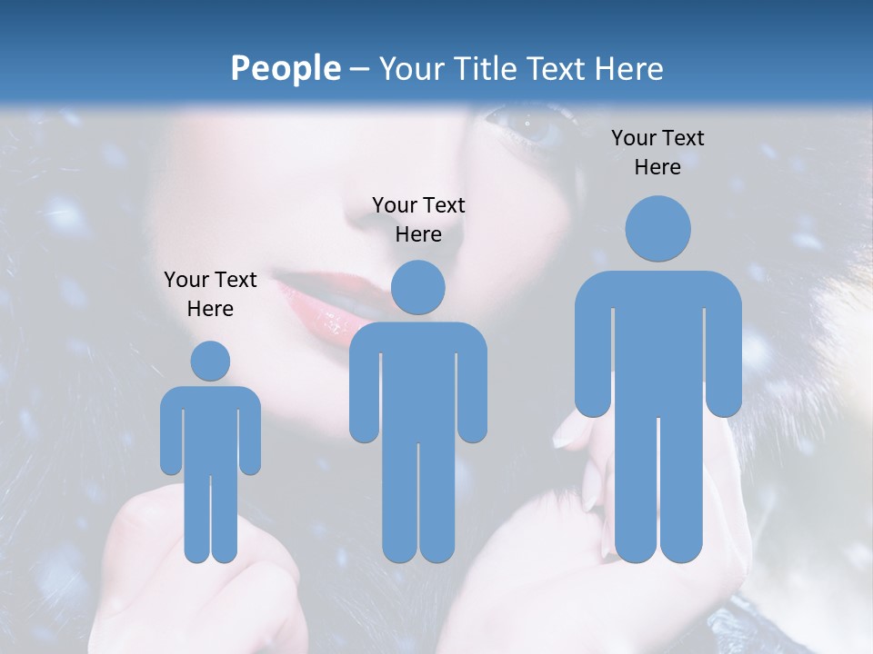 Mysterious Snowstorm Pretty PowerPoint Template