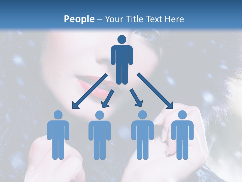 Mysterious Snowstorm Pretty PowerPoint Template