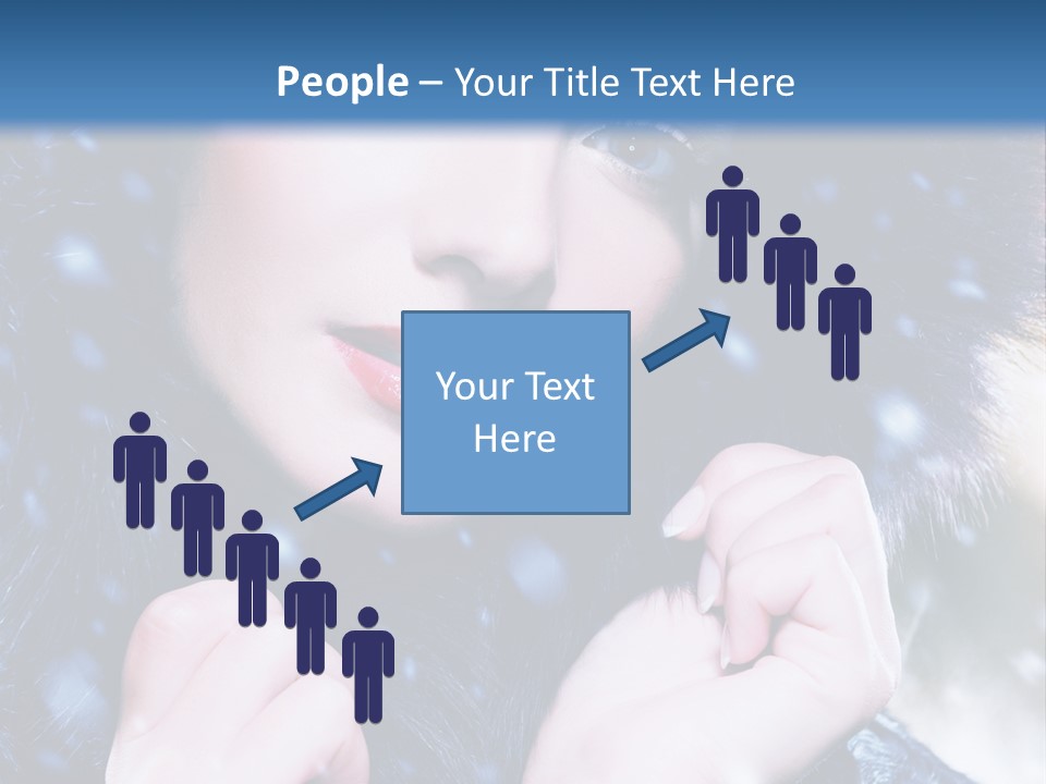 Mysterious Snowstorm Pretty PowerPoint Template