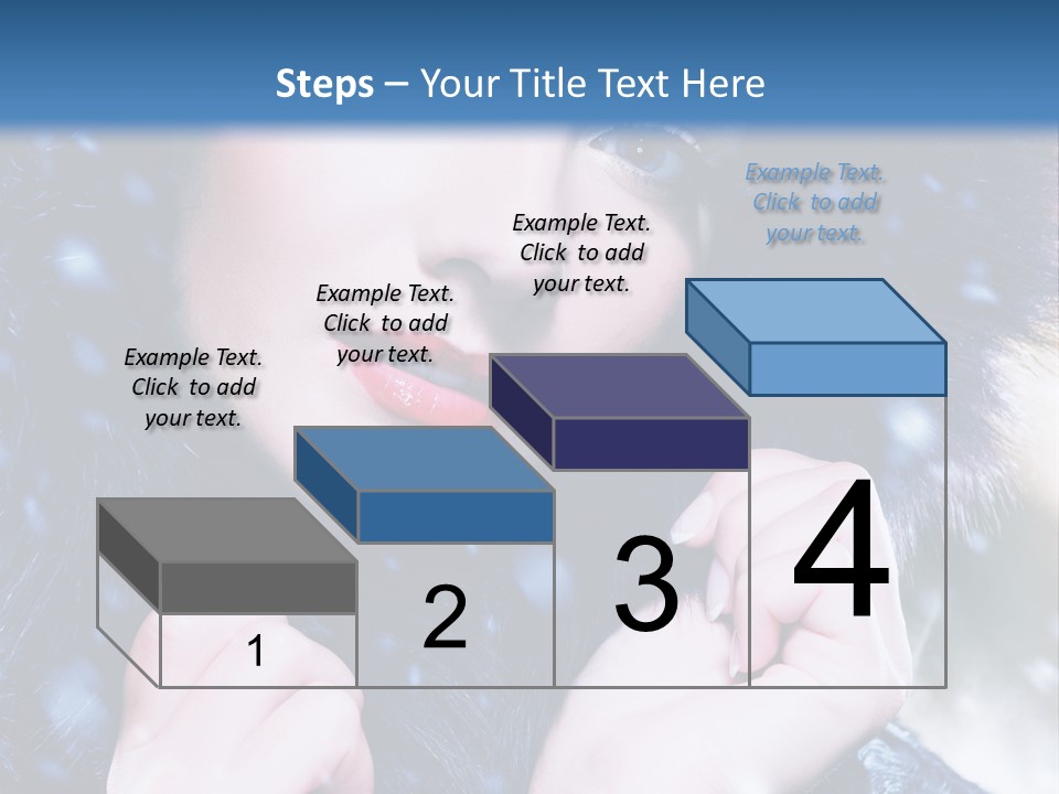 Mysterious Snowstorm Pretty PowerPoint Template