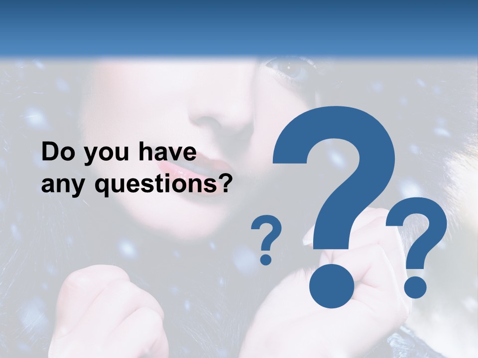 Mysterious Snowstorm Pretty PowerPoint Template