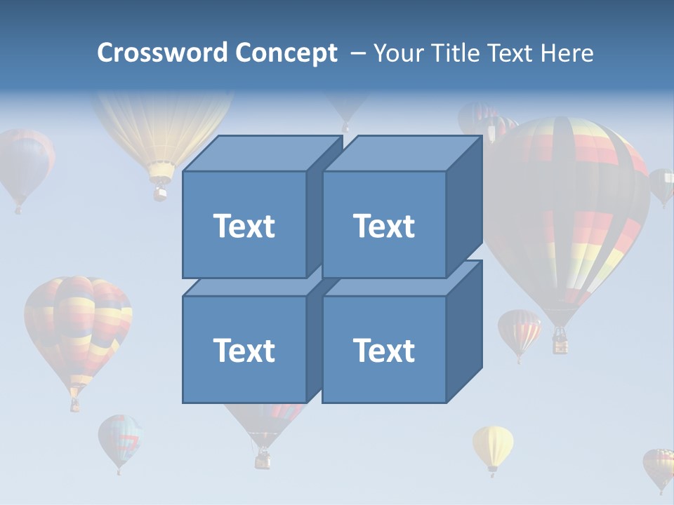 Hd Hot Air Balloon PowerPoint Template