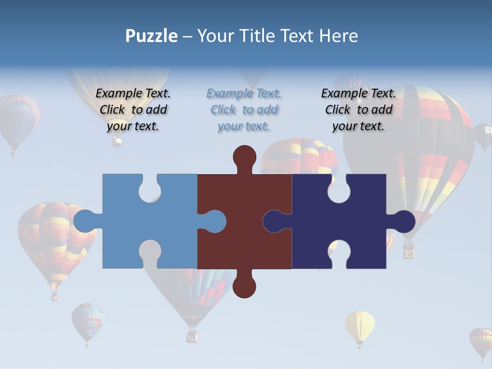 Hd Hot Air Balloon PowerPoint Template