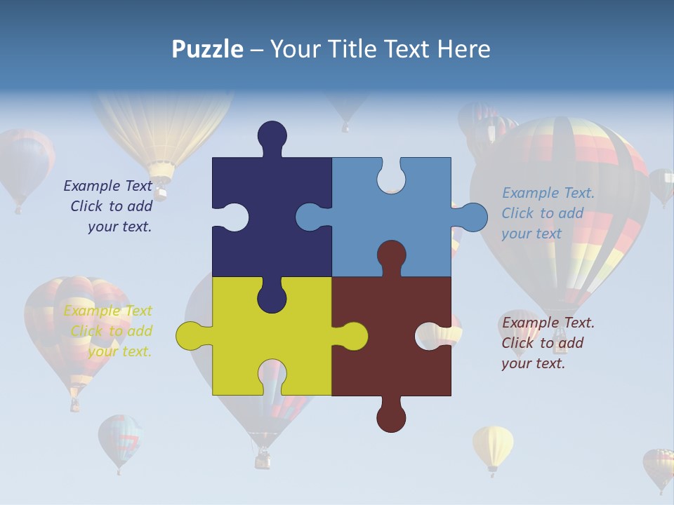 Hd Hot Air Balloon PowerPoint Template