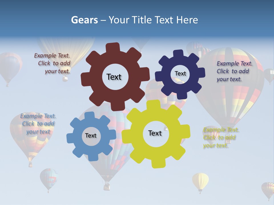 Hd Hot Air Balloon PowerPoint Template