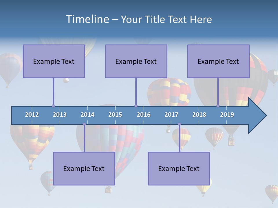 Hd Hot Air Balloon PowerPoint Template