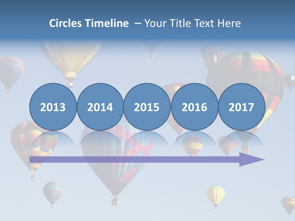 Hd Hot Air Balloon PowerPoint Template