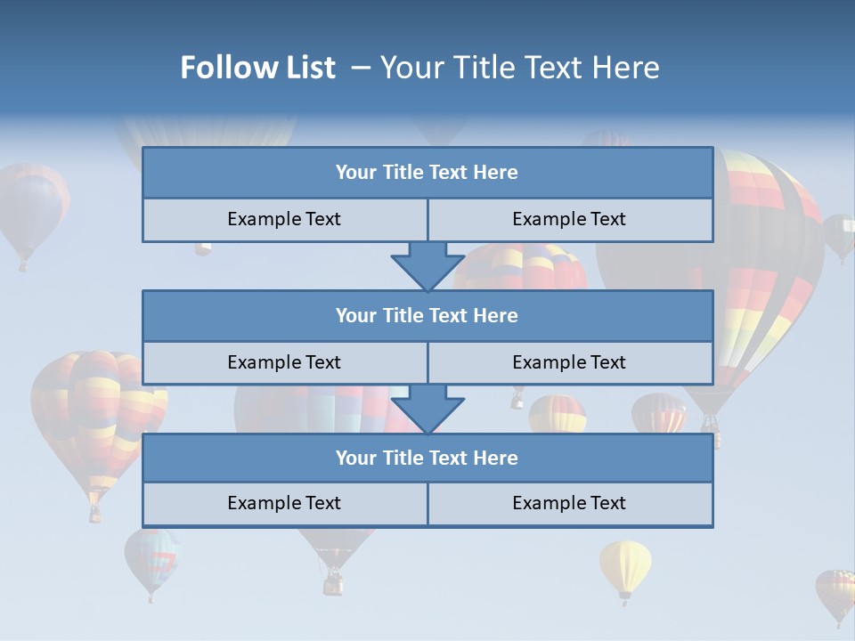Hd Hot Air Balloon PowerPoint Template