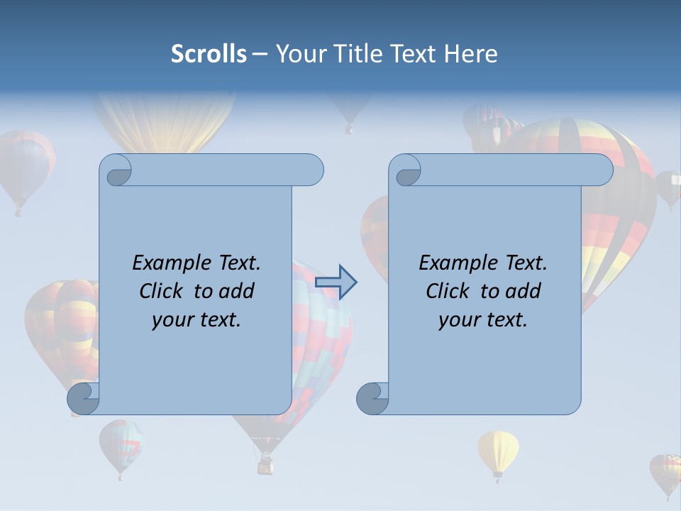 Hd Hot Air Balloon PowerPoint Template