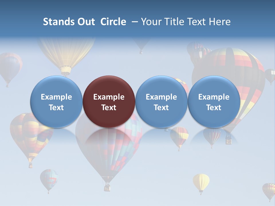 Hd Hot Air Balloon PowerPoint Template