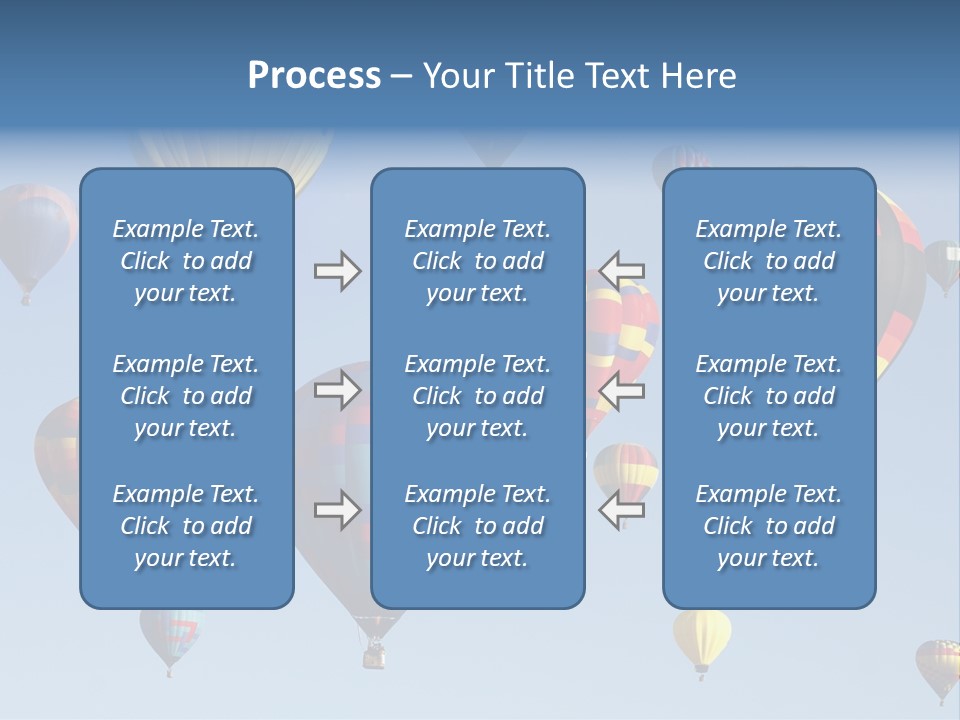 Hd Hot Air Balloon PowerPoint Template