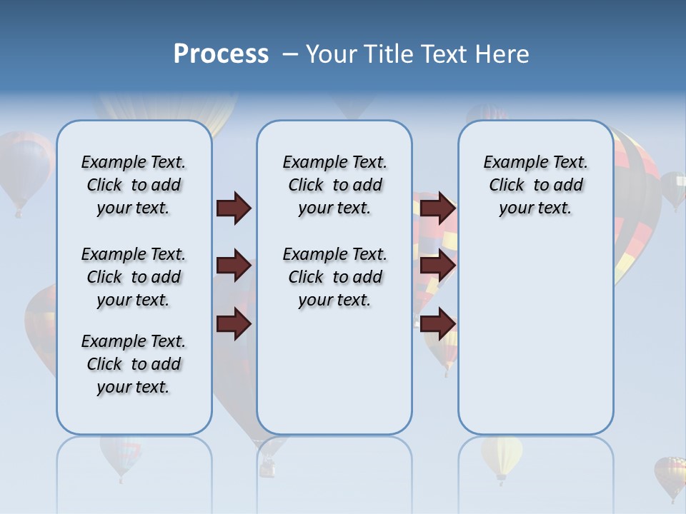 Hd Hot Air Balloon PowerPoint Template