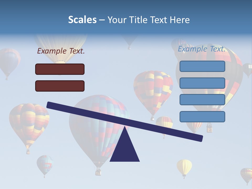 Hd Hot Air Balloon PowerPoint Template