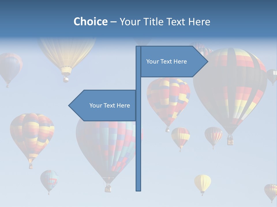 Hd Hot Air Balloon PowerPoint Template