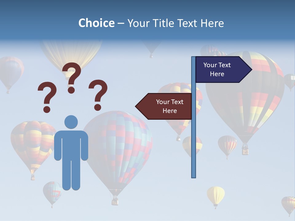 Hd Hot Air Balloon PowerPoint Template