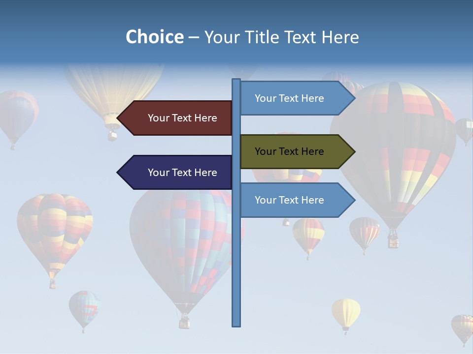 Hd Hot Air Balloon PowerPoint Template