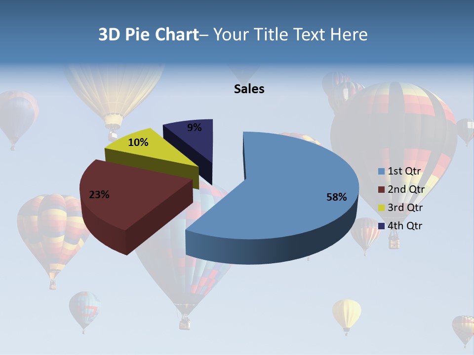 Hd Hot Air Balloon PowerPoint Template
