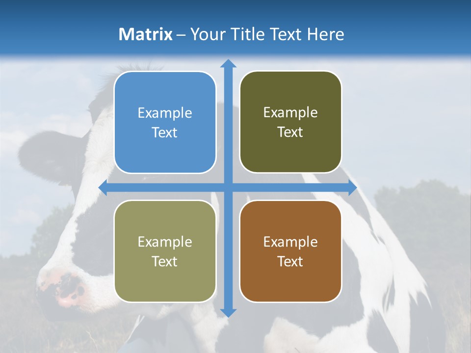 White Head Standing PowerPoint Template