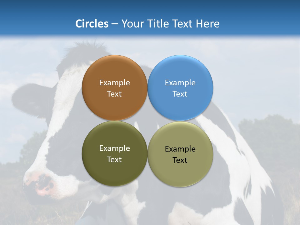 White Head Standing PowerPoint Template