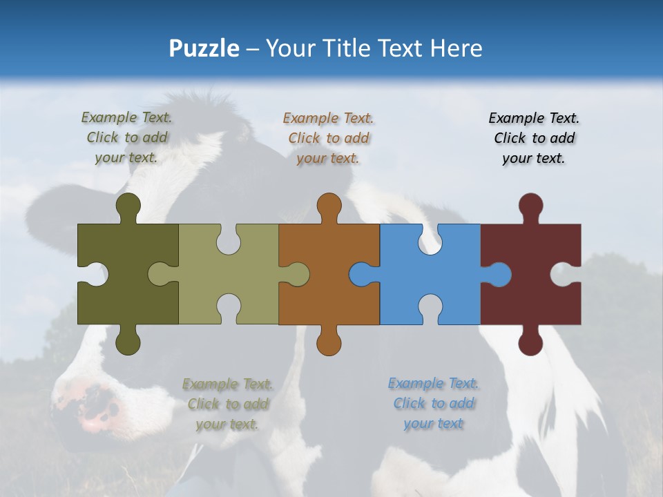 White Head Standing PowerPoint Template