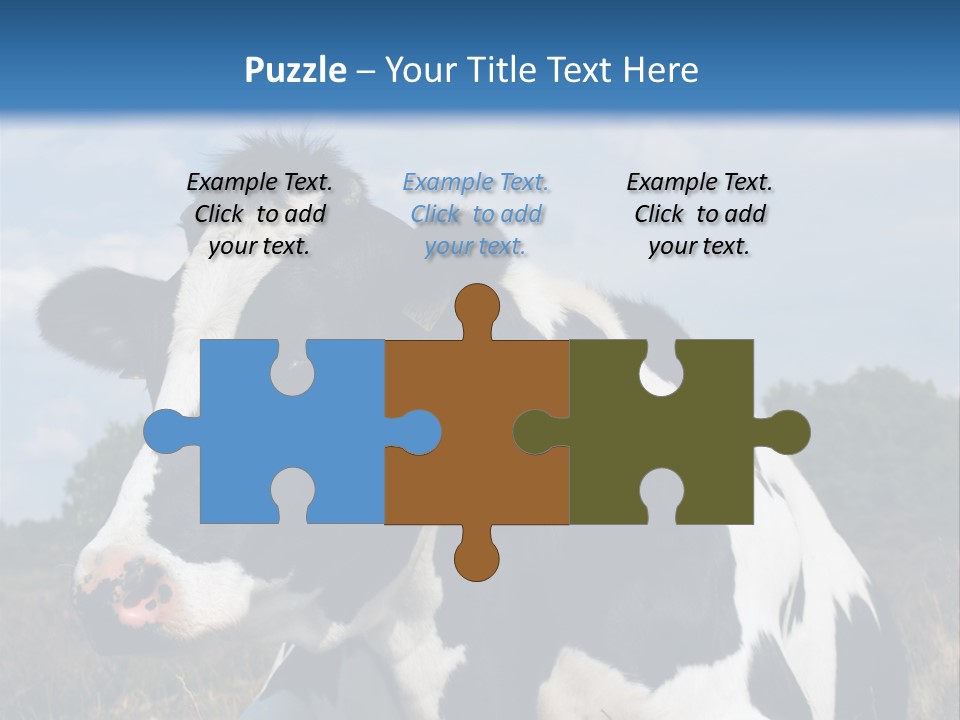 White Head Standing PowerPoint Template