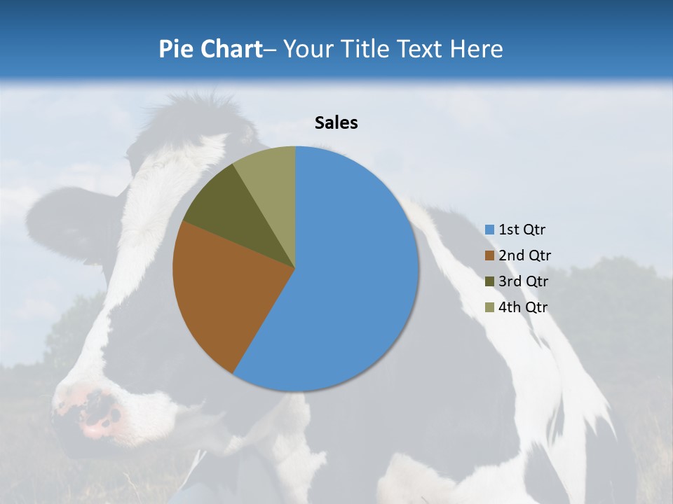 White Head Standing PowerPoint Template