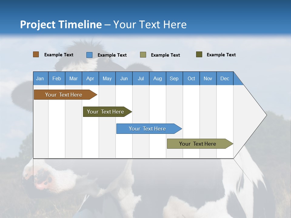 White Head Standing PowerPoint Template