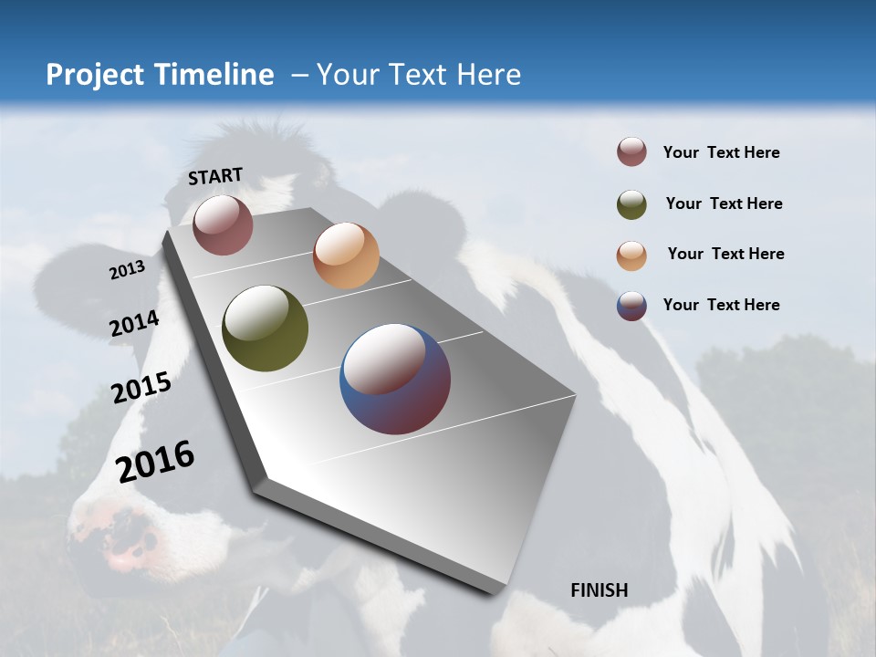 White Head Standing PowerPoint Template
