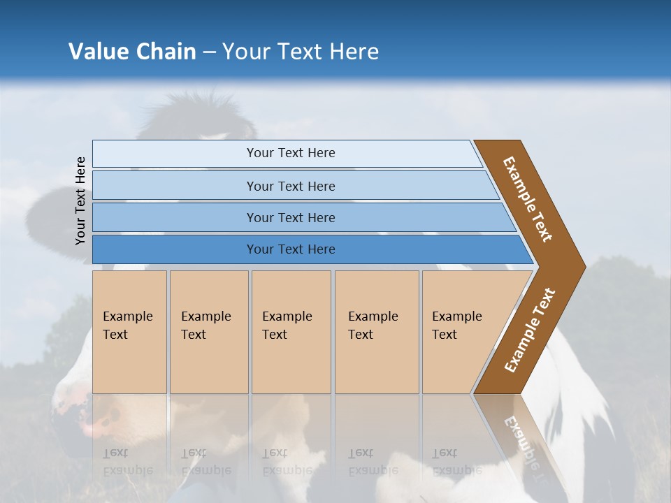 White Head Standing PowerPoint Template