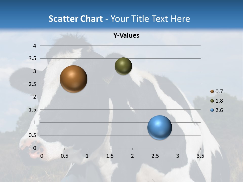 White Head Standing PowerPoint Template