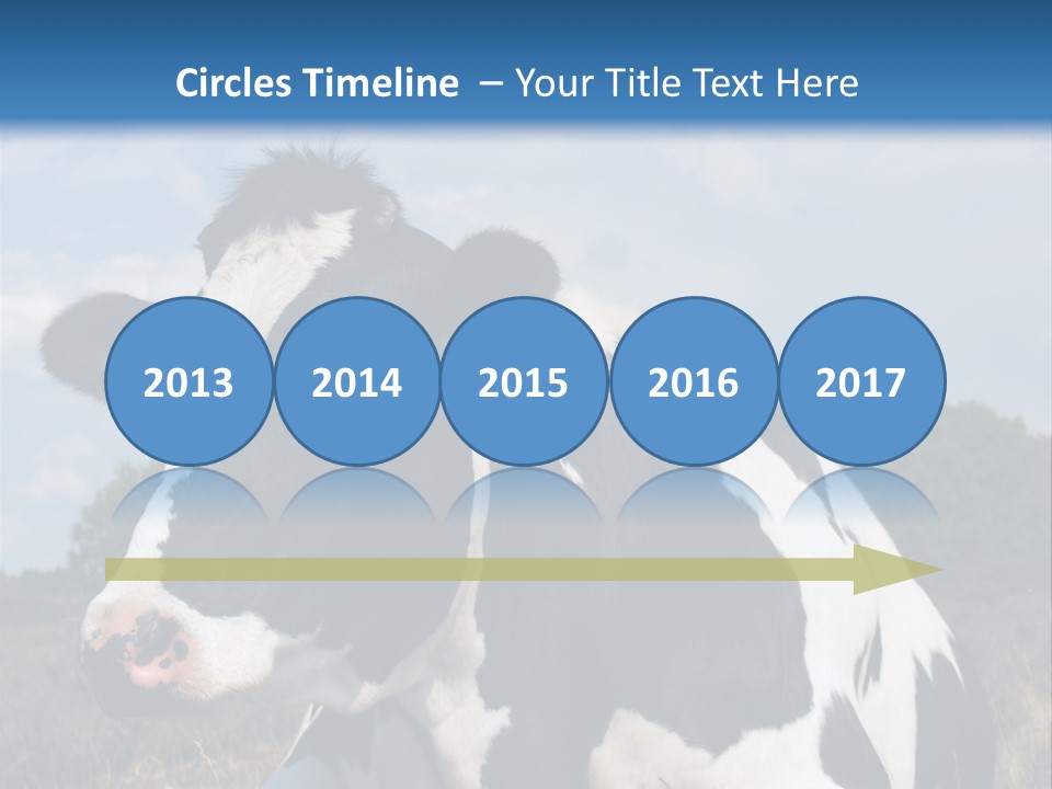 White Head Standing PowerPoint Template