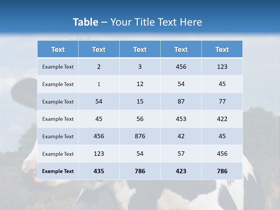 White Head Standing PowerPoint Template