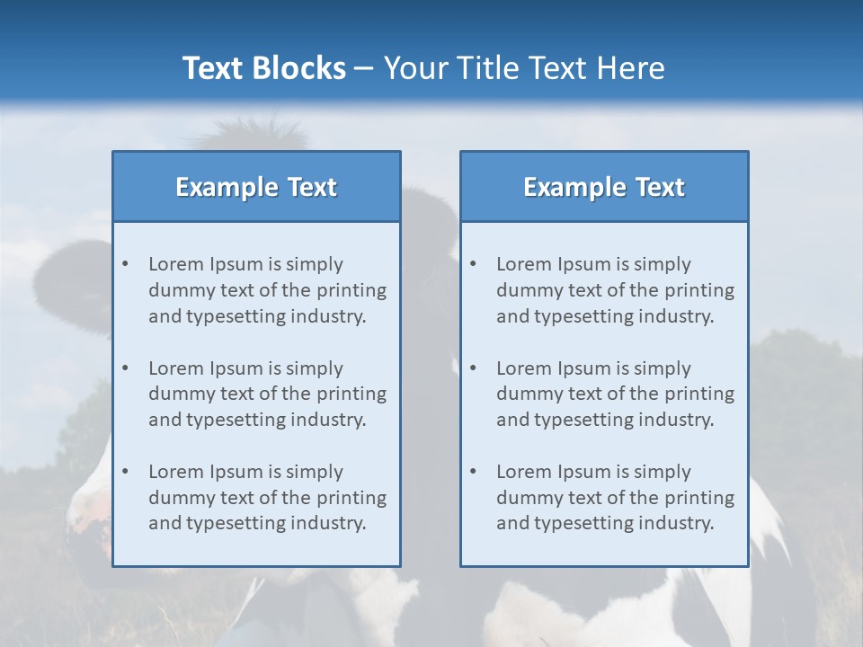 White Head Standing PowerPoint Template