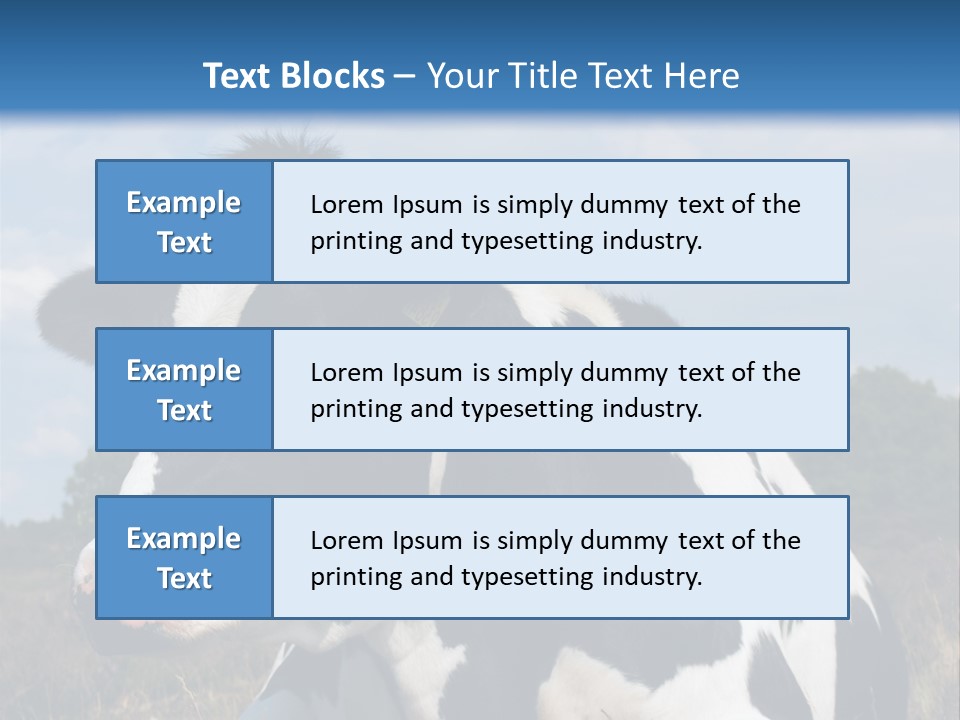 White Head Standing PowerPoint Template