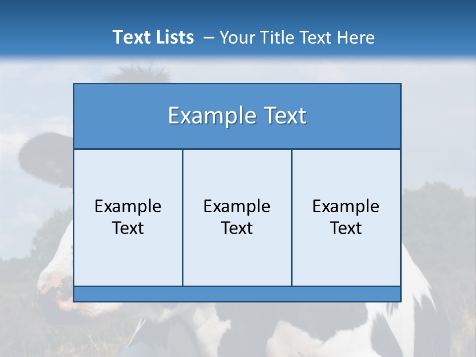 White Head Standing PowerPoint Template