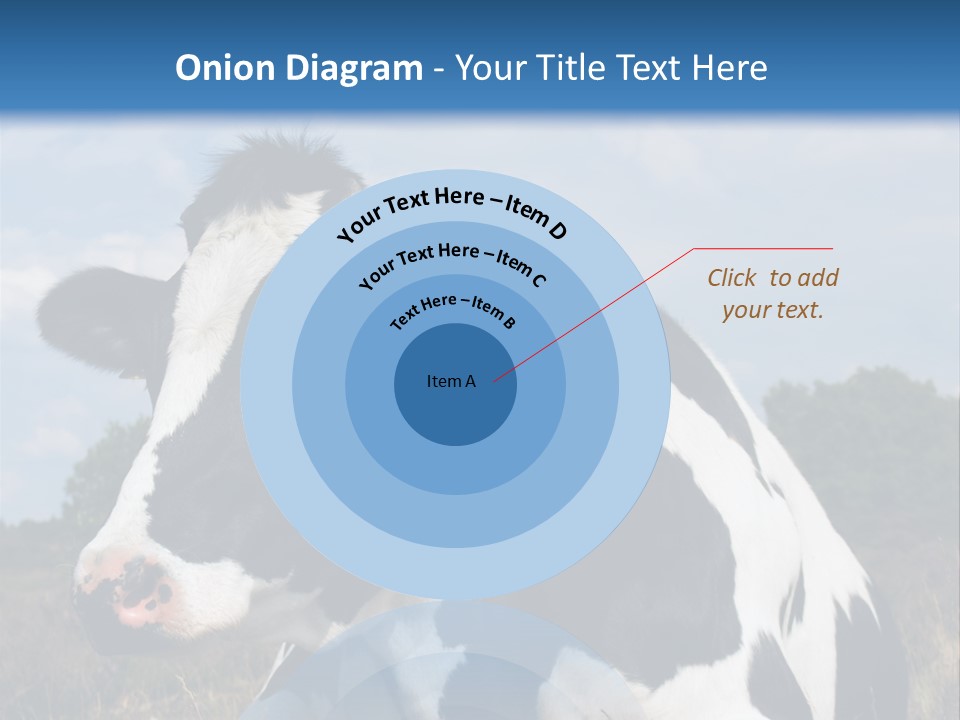White Head Standing PowerPoint Template
