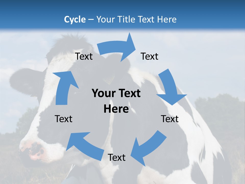 White Head Standing PowerPoint Template