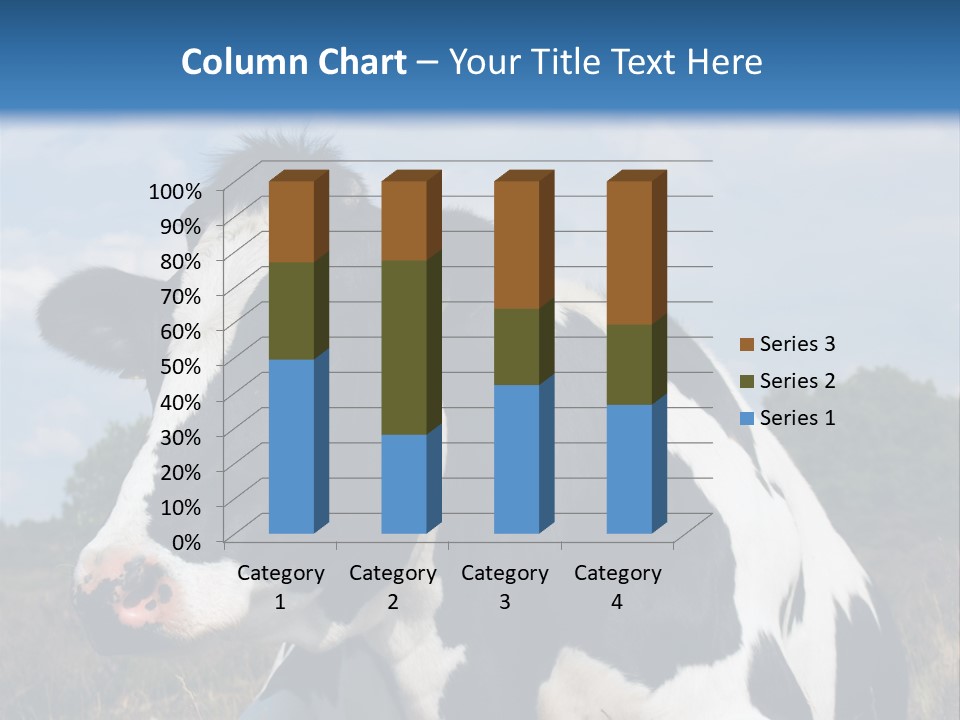 White Head Standing PowerPoint Template