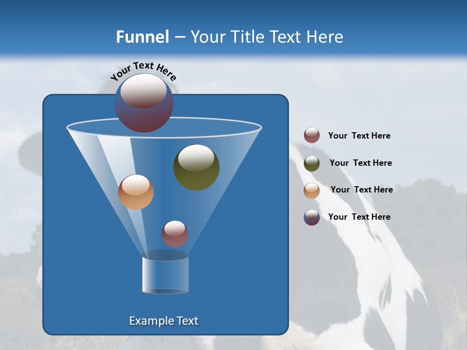 White Head Standing PowerPoint Template