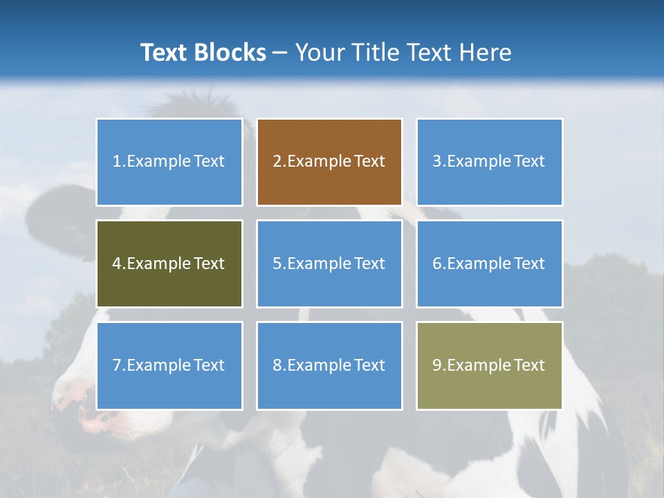 White Head Standing PowerPoint Template