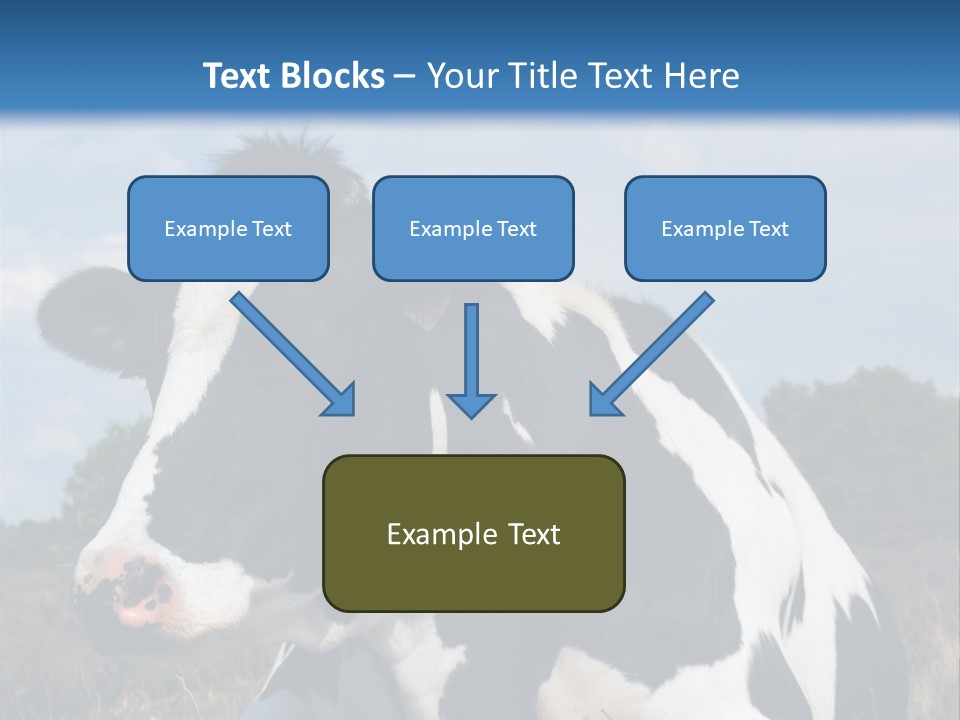 White Head Standing PowerPoint Template